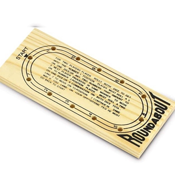 Classic Wood Peg Games 7-in-1 By FineLife NEW - Picture 8 of 8